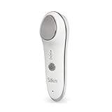 Silk'n SkinVivid, Masajeador facial con modo vibración, Masaje en calor y en frío, Blanco/Cromo, SV1PEU001