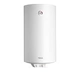 Teka 42080100 Termo Eléctrico | 1500 W | 100 L | Blanco | Clase de eficiencia energética C | Modelo Ewh100 | Tanque esmaltado | Temperatura 30-75º, Cerámica