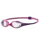 arena Spider Junior Gafas de Natación para Niños, Gafas para Piscina con Protección UV y Antiempañamiento, Puente Nasal Autoajustable, Juntas de Silicona Hipoalergénicas
