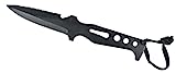 SEAC Cuchillo de Buceo Tajaman de 92 mm para Pesca Submarina y Buceo en Acero Inoxidable Recubierto de Teflón