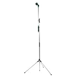 VONROC Ducha de Exterior/jardín 2 en 1 - Lanza de rociado telescópica Desmontable - Altura Ajustable 147-190 cm y Cabezal de Ducha Ajustable 180°