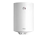 Teka 42080080 Termo Eléctrico | 1500 W | 80 L | Blanco | Clase de eficiencia energética D | Modelo Ewh80 | Tanque esmaltado | Resistencia Ceramica | Termostato Temperatura 30-75º