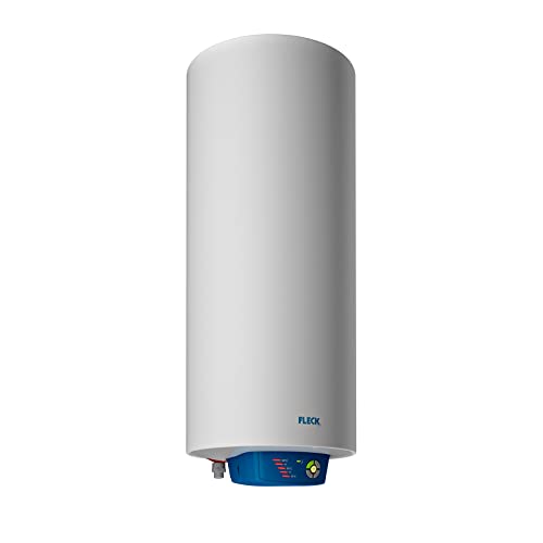 Fleck, Nilo - Calentador de Agua Electrico Horizontal y Vertical, Termo Electrico 200 Litros Seguro y Eficiente, 60.2x34.9x34.7 cm - Fabricado para Instalación en España (Clase Energética B)