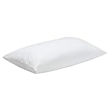Pikolin Home - Almohada de Fibra Hipoalergénica - Funda Exterior de Algodón con Tratamiento Antiácaros - Firmeza Baja, Dormir Boca Abajo, 90 cm, 90 x 50 cm