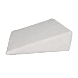 Obbocare - Cuña Antireflujo para Adulto. Almohada Cervical de Espuma con Funda de Aloe Vera. Cuña de Elevación para Cama. Taco Elevador de Piernas para Circulación 60x50x20 CM