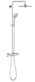 Grohe 27296002 Euphoria 260 - Sistema de ducha con termostato, alcachofa de 260 mm con tres chorros y teleducha de 110 mm con tres chorros
