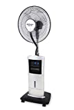 Orbegozo SFA 7000 – Ventilador nebulizador / humidificador con mando a distancia, depósito de 1.5 litros, temporizador, 3 velocidades y 100 W de potencia, Multicolor