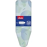 Vileda Funda para Tabla de Planchar 172217 Premium 2 en 1, se Adapta a Tablas de 110, 130 x 30 y 45 cm