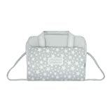 Cambrass - Bolso carro maternal para bebe - bolso de maternidad para carritos de bebe - organizador para pañales y otras cosas de bebe - Bolso Maternal Maleta Star Gris, 32x39x17 cm