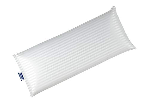 Todocama - Almohada viscoelástica, antiácaros y antibacterias. Tejido Platinium Suave, Fresco y Transpirable. Núcleo termorregulable, Doble Funda con Cremallera Lavable. (135 cm).