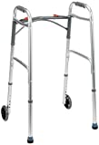 Drive Medical WA009 - Andador plegable con ruedas delanteras