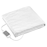 AEG WUB 5647 - Calientacamas eléctrico, 70 x 150 cm, apagado automático, 3 niveles, 60W, blanco