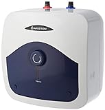 Ariston - Calentador de agua eléctrico de 10 litros, debajo del fregadero, blanco, Clase energética B