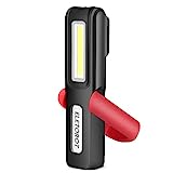 Linternas para Trabajo, Eletorot Linterna Taller LED Recargable Luz de Emergencia LED 3W COB Lámparas de Inspección con Base Magnética y Gancho para Corte de Energía, Emergencia, Taller Mecanico
