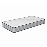 TECNOCOLCHÓN Colchón de Cuna Bebé Visco Baby® | Reversible Verano - Invierno | Gran Suavidad | Blanco | Certificados Oeko-Tex® y CertiPUR™ | 115x55x12 cm
