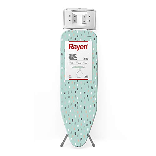 Rayen | Tabla de planchar | Gama Basic | Tabla con malla metálica | Altura regulable | Reposa - Planchas | Medidas: 38 X 120 cm