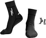 Cressi Ultra Stretch Neoprene Socks 1.5mm - Escarpines Neopreno Ultrastretch, Unisex-Adult Negro , M
