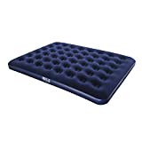 Bestway Flocked Airbed - Queen 2.03m X 1.52m 22cm, 67003 Camas De Azul (Blue), 203 X 152 X 22 Cm