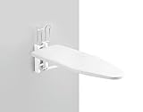 Aris Muralix - Tabla De Planchar De Pared Plegable - En Madera De Haya Maciza - Fabricado En Italia - Color Blanco