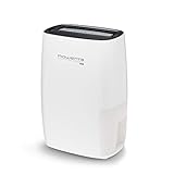 Rowenta Intense Dry Compact DH4212F0 Deshumidificador 12 l para hasta 26 m² con depósito de 3 l, silencioso con control y apagado automático, facilita secado ropa, filtrado de polvo