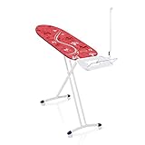 Leifheit Tabla de planchar Air Board Express L Solid para estación de vapor, tabla de planchado con funda de algodón, mesa de planchar ultraligera