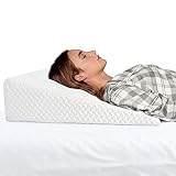 Milliard Almohada de Cuña de Espuma Viscoelástica, Soporte para la Espalda Almohada de Lectura, Cojin Antireflujo para Cama y sofá - para Dormir Elevado