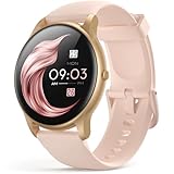 AGPTEK Smartwatch Mujer, LW11 Reloj Inteligente Deportivo 1.3 Pulgadas Táctil Completa IP68, Monitor de Sueño, Seguimiento del Menstrual, Control de Musica, Regalo Navidad