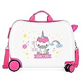 Roll Road Little Me Maleta Infantil Multicolor 50x38x20 cms Rígida ABS Cierre combinación 34L 2,1Kgs 4 Ruedas Equipaje de Mano