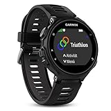 Garmin 735XT Forerunner Reloj multisport con GPS, Unisex adulto, Negro (Black/Grey), M