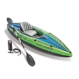 Intex 68305NP - Kayak Hinchable Challenger K1 con un Remo 274 x 76 x 33 cm