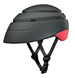 Closca Casco Helmet Loop Casco de Bicicleta, Unisex Adulto, Negro y Coral, Talla M
