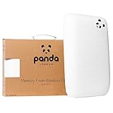Panda Almohada viscoelastica Memoria Inteligente Hecha de Bambú (Memory Foam), Anti-alérgica, antibacteriana, Anti-insomnica, 10 años de Garantia.