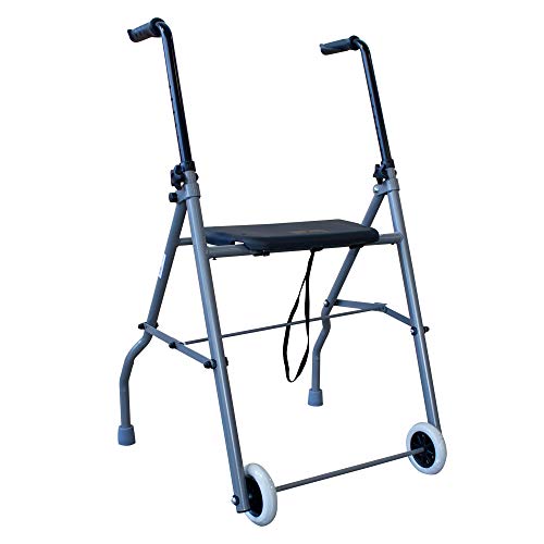 Queraltó Andador de Aluminio Muy Ligero, Plegable y de Fácil Uso para Adultos, 67-95 cm