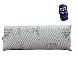 Dormio - Almohada viscoelástica con perfecta adaptabilidad al cuello, Tejido Aloe Vera, Termorregulable, Blanco, 150 cm