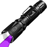 DaskFire Linterna LED tipo 2 en 1 super brillante 900 lumen luz negra UV 395nm. Linterna LED 4 modos UV Linterna. Linterna de inspección impermeable para acampar al aire libre