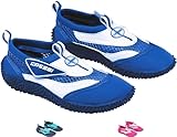 Cressi Coral Junior Aqua Shoes, Zapatillas Chanclas, Niños, Azul (Blau/Weiss), 23 EU