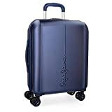 Maleta de cabina Pepe Jeans Cambridge Azul rígida 55cm