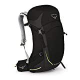 Osprey Stratos 26, mochila de senderismo con ventilación para hombre - Black (O/S)