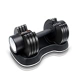 ATIVAFIT Mancuerna Ajustable para Gimnasio Home (Individual)-Ajuste Rápido de Peso con Mancuernas Perfecto para Musculacion, Levantamiento de Pesas, Entrenamiento