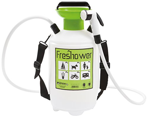 Epocaspa Freshower 7 8311.S00 - Ducha portátil plástico, 7L, color transparente, verde y negro