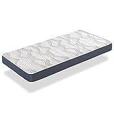 DORMISSIMO Colchon Bebe Baby Bleu 70X140 Altura 14 CM Nucleo Perforado y transpirante