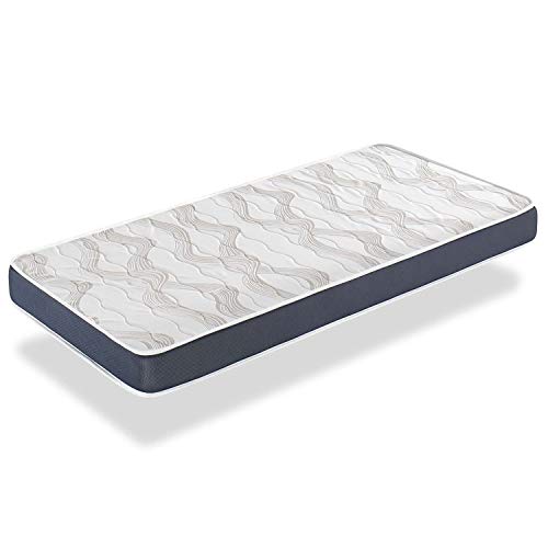 DORMISSIMO Colchon Bebe Baby Bleu 70X140 Altura 14 CM Nucleo Perforado y transpirante