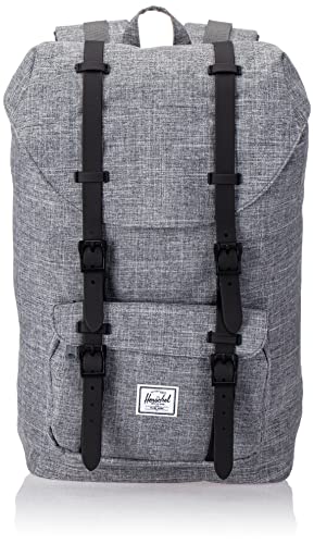 Herschel 10020-00919 Herschel Little America Mid-Volume Backpack Unisex Raven Crosshatch/Black