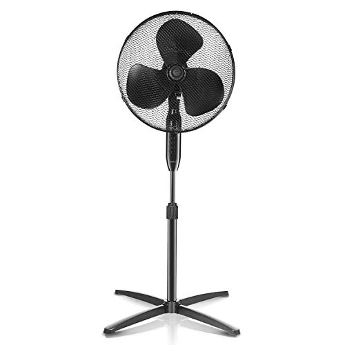 Aigostar Molly 33NFR - Ventilador de pie, oscilante 80°, altura regulable hasta 130 cm, 40W, 3 velocidades, cubierta de seguridad con rejilla. Silencioso. Compacto para el almacenamiento. Color negro. Aigostar Molly 33NFR - Ventilador de pie, oscilante 80°, altura regulable hasta 130 cm, 40W, 3 velocidades, cubierta de seguridad con rejilla. Silencioso. Compacto para el almacenamiento. Color negro.