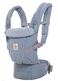 Ergobaby Mochila Portabebé Ergonomica para Recién Nacido, Adapt 3-Posiciones Azul Celeste