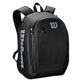Wilson Tour Backpack Mochila de tenis, para hasta 2 raquetas, unisex, negro