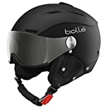 Bollé - BACKLINE VISOR Black Silver Matte - Silver Gun M 56-58cm, Casco de esquí, Medium, Unisex Adulto