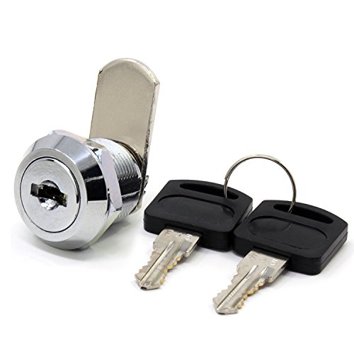 Cerradura de seguridad para buzón de acero inoxidable, armario, etc. con llaves similares de 16 mm, 16mm Drawer lock