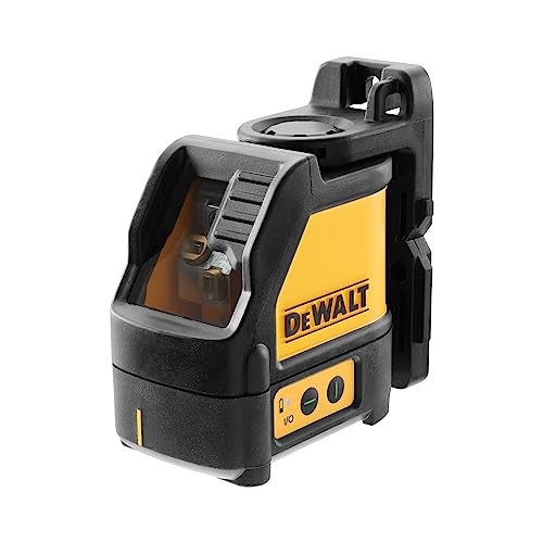 DeWalt DW088CG-XJ - Láser Autonivelante de 2 Líneas en Cruz (Horizontal y Vertical), Color Verde
