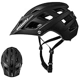 Exclusky Casco MTB Hombre Casco Bicicleta Mujer Cascos Bicicleta Montaña Casco Ciclismo Hombre Casco Bicicleta Adulto MTB Enduro Casco de Bicicleta con Visera para Casco Ciclismo Carretera (56-61cm)